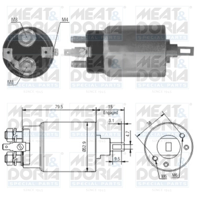 Solenoid Switch, starter